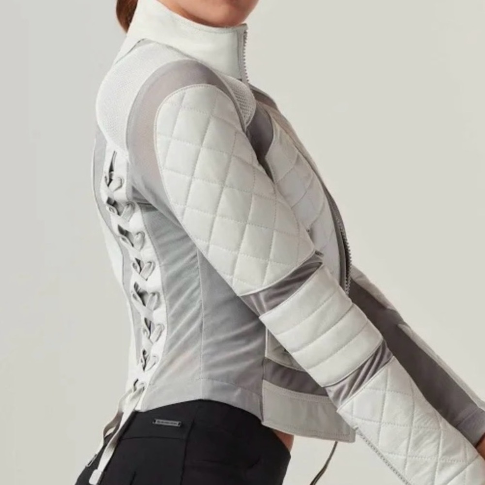 Blanc Noir Moto Jacket size S